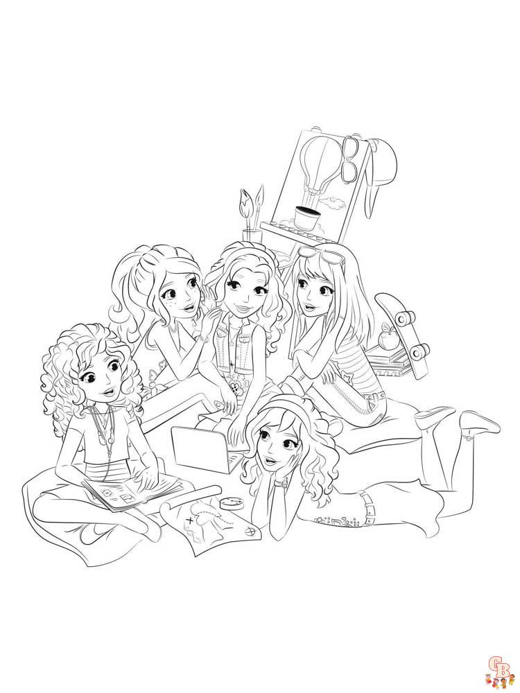 Desenho 18 de BFF (Best Friends Forever) para colorir