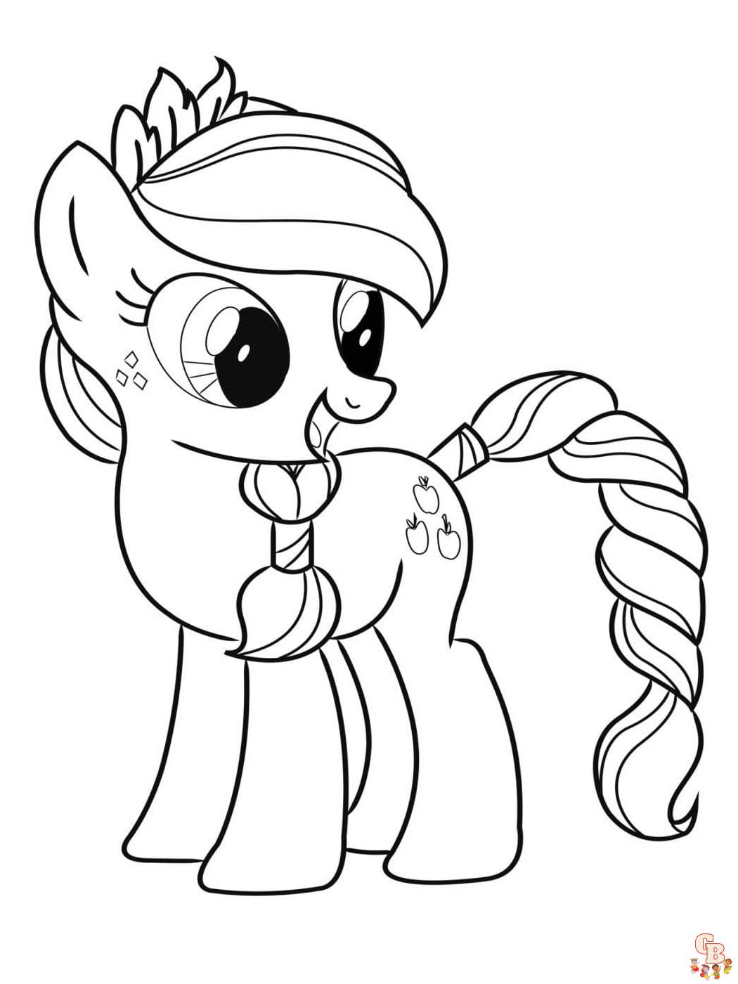 Desenhos Para Colorir My Little Pony Colorindo o Desenho My Little