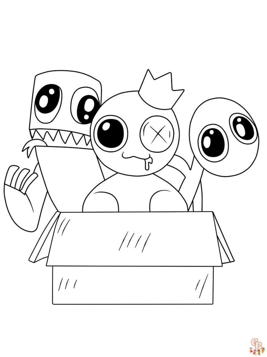 Desenhos de Rainbow Friends 2 para Colorir