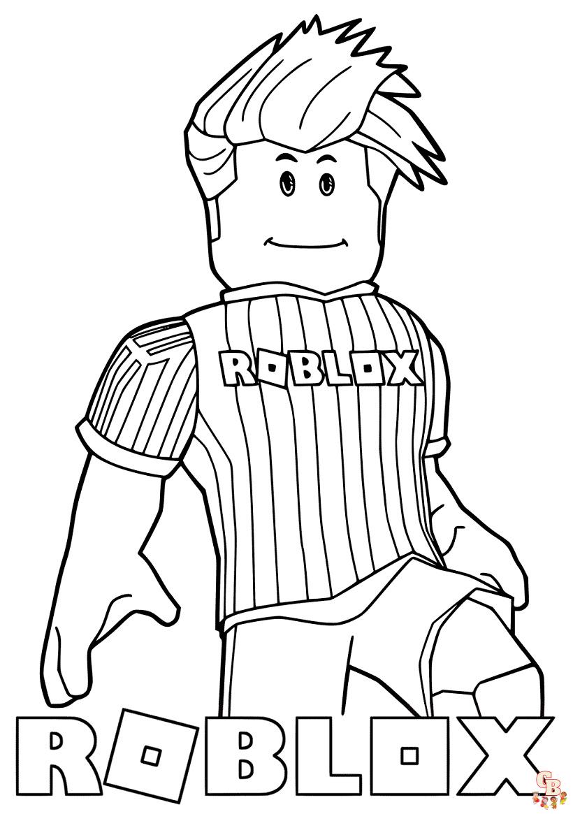 Desenhos para Colorir Roblox 15