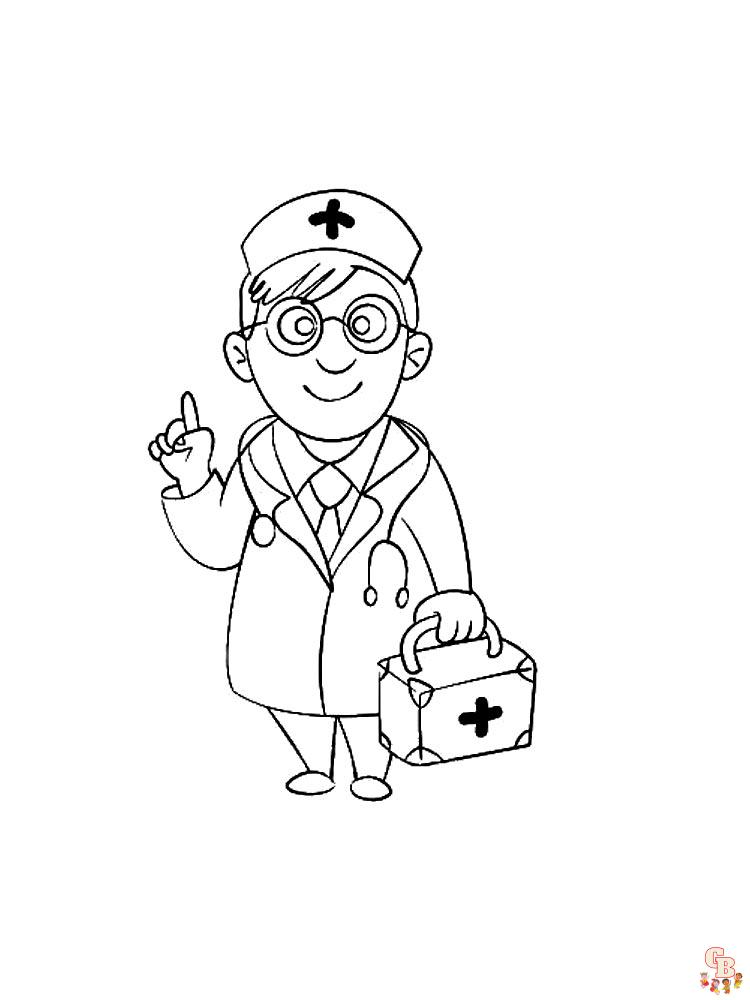 Médico Desenho Para Colorir - Ultra Coloring Pages