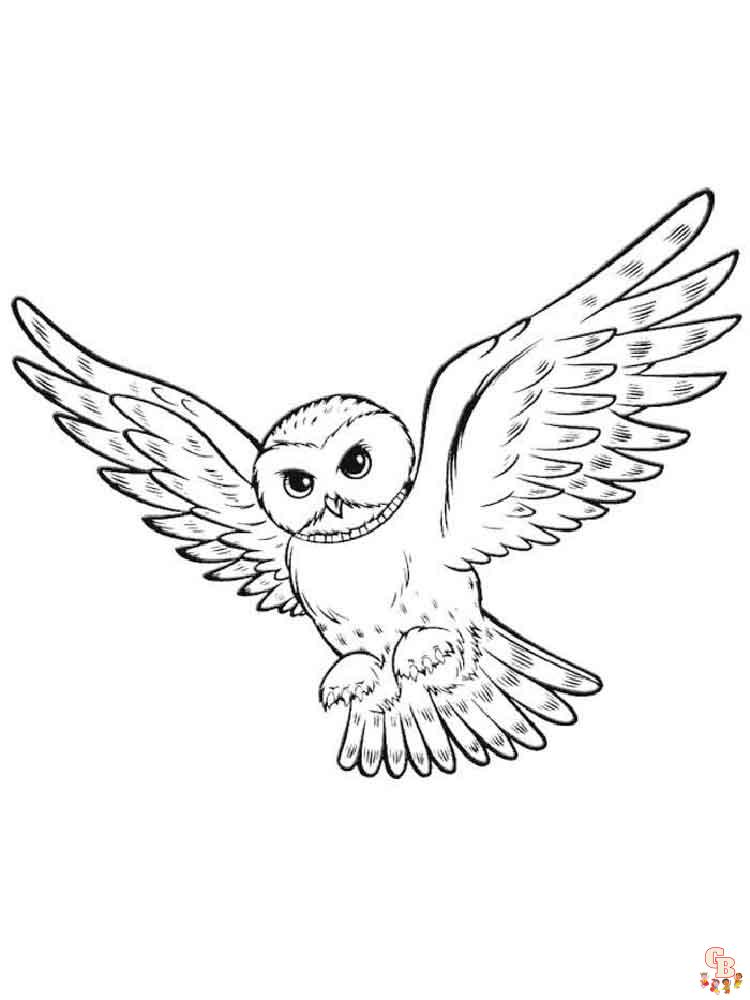 Desenhos para colorir de uma coruja para colorir online 