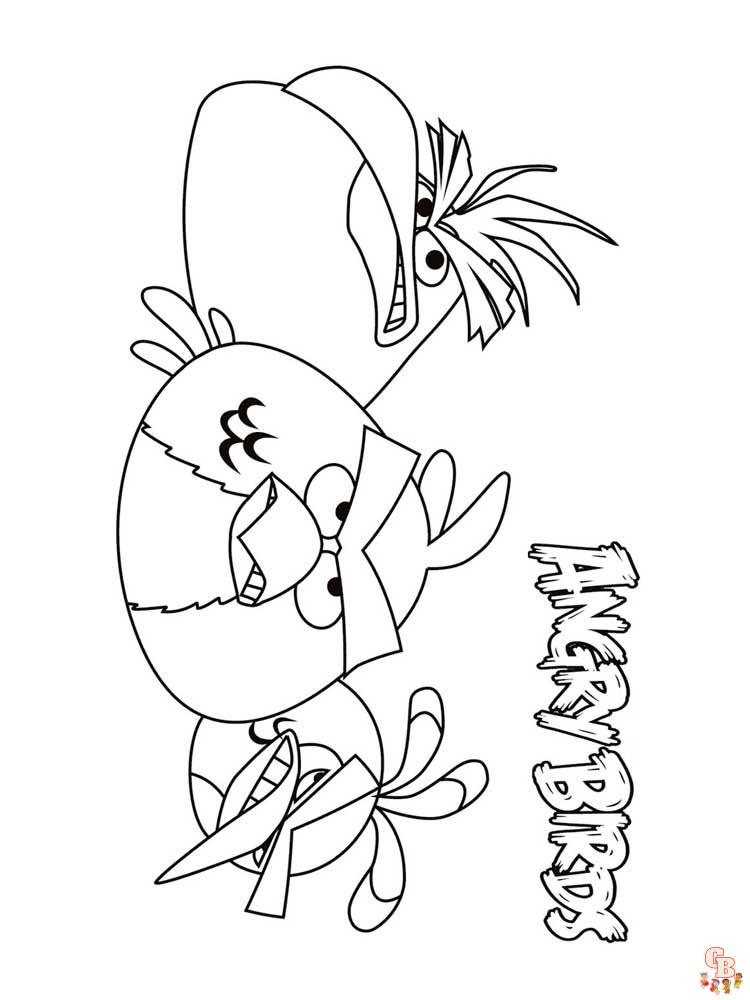 Coloriage Angry Birds
