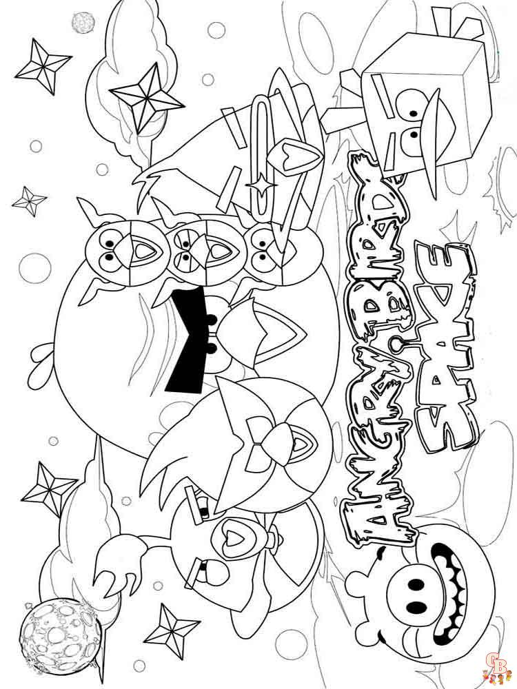 Coloriage Angry Birds