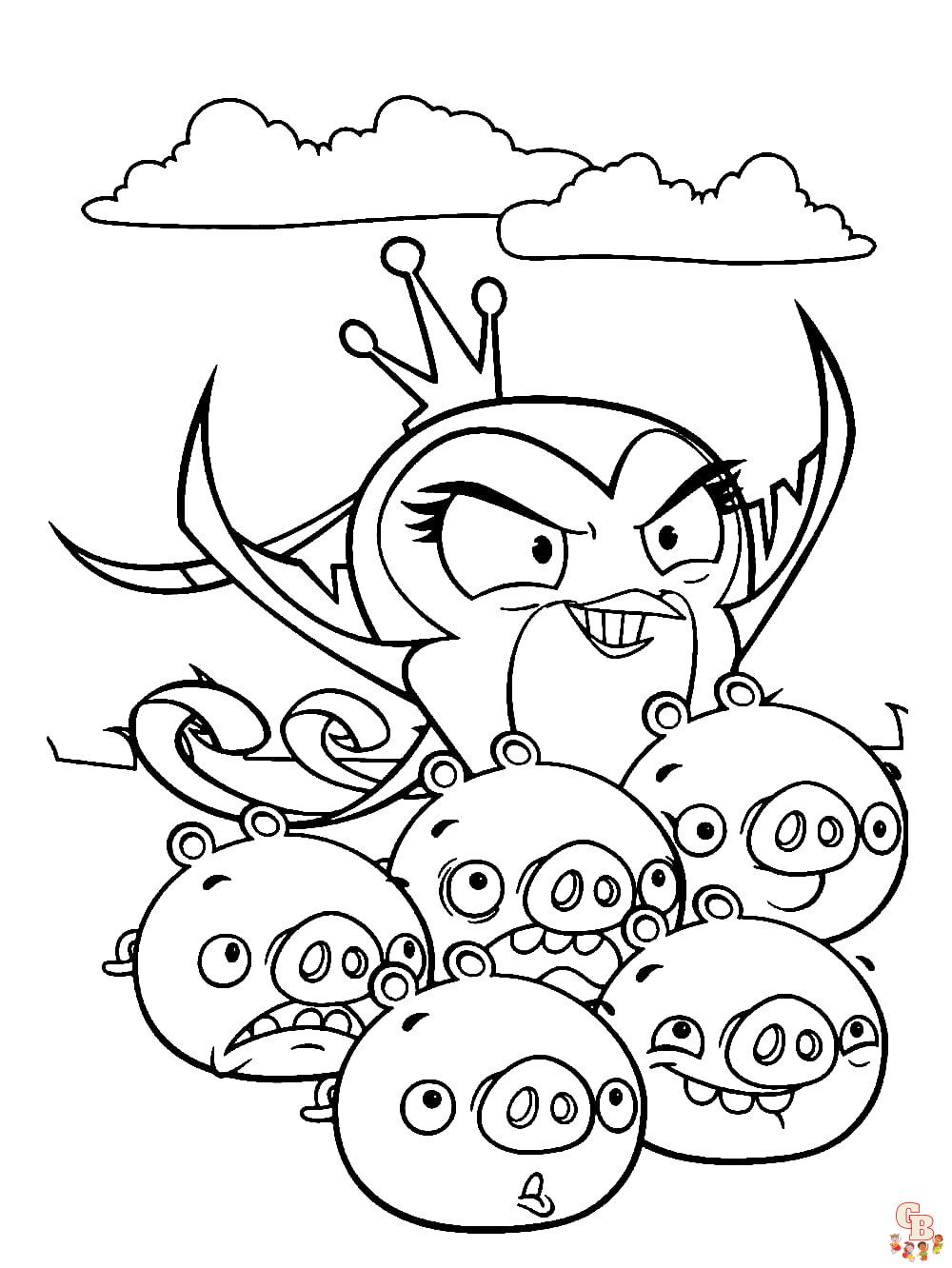 Coloriage Angry Birds