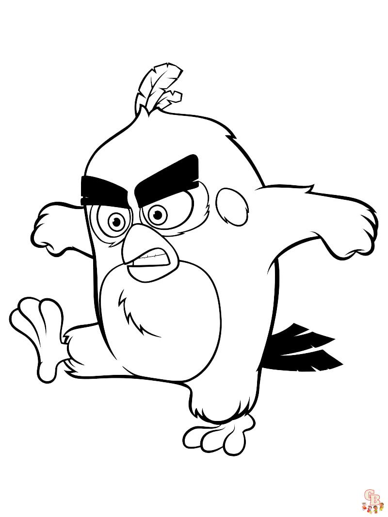 Coloriage Angry Birds