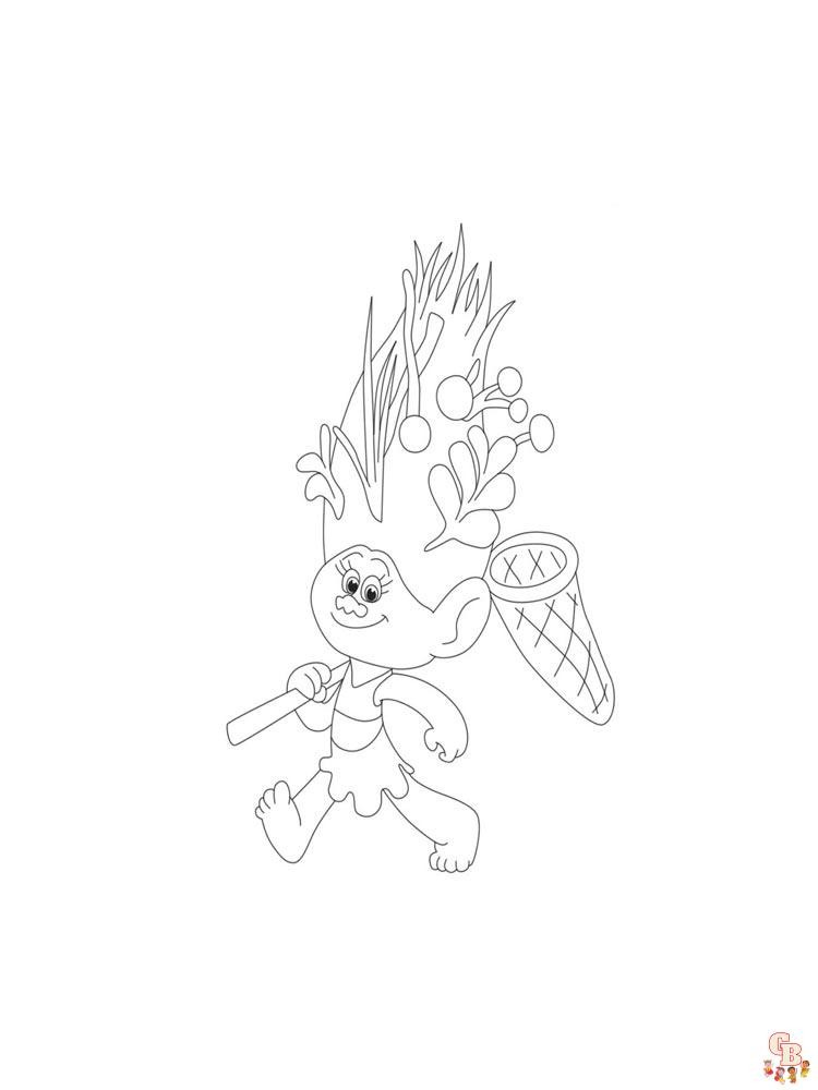 Coloriage Trolls