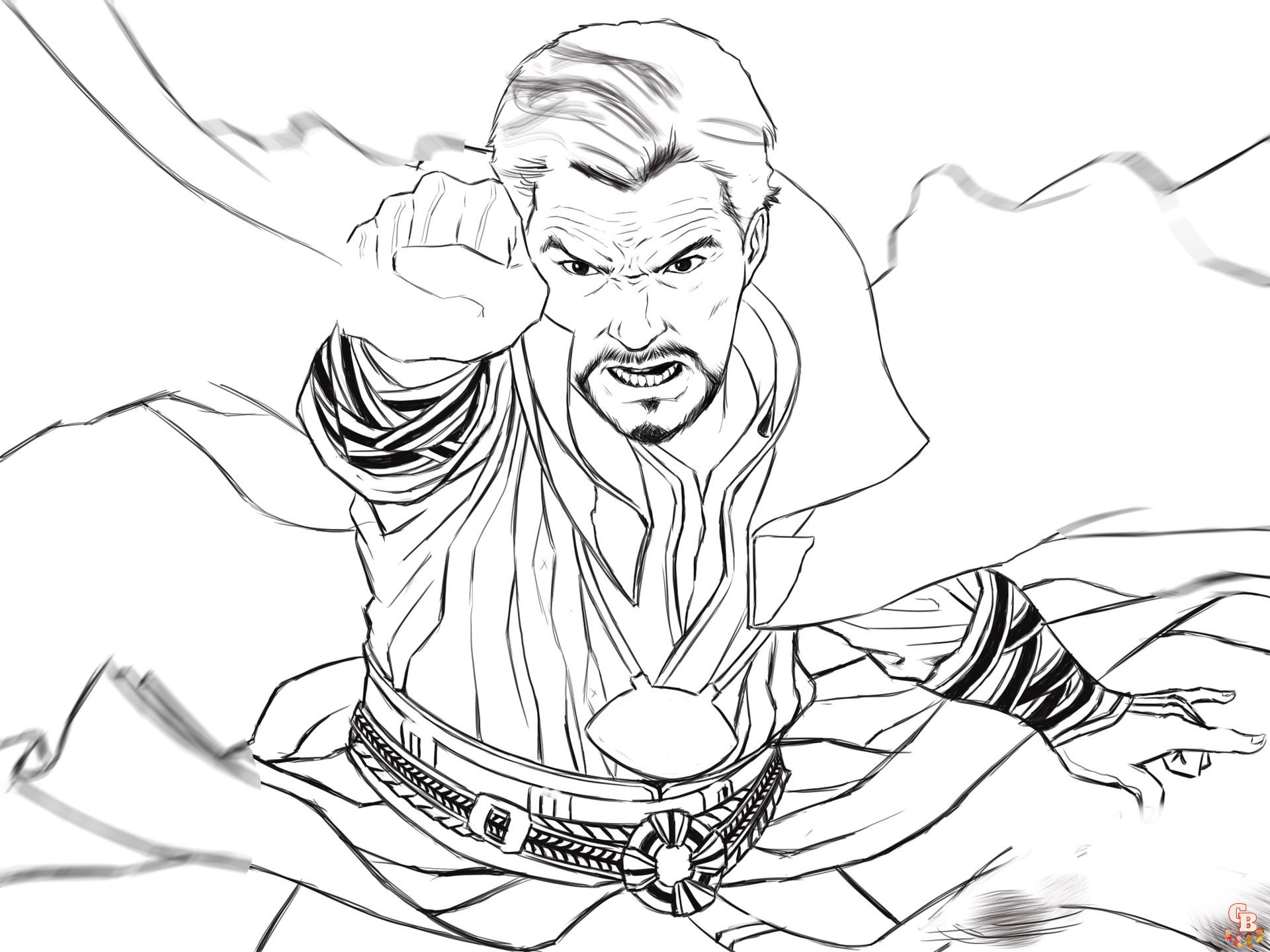 coloriage Doctor Strange