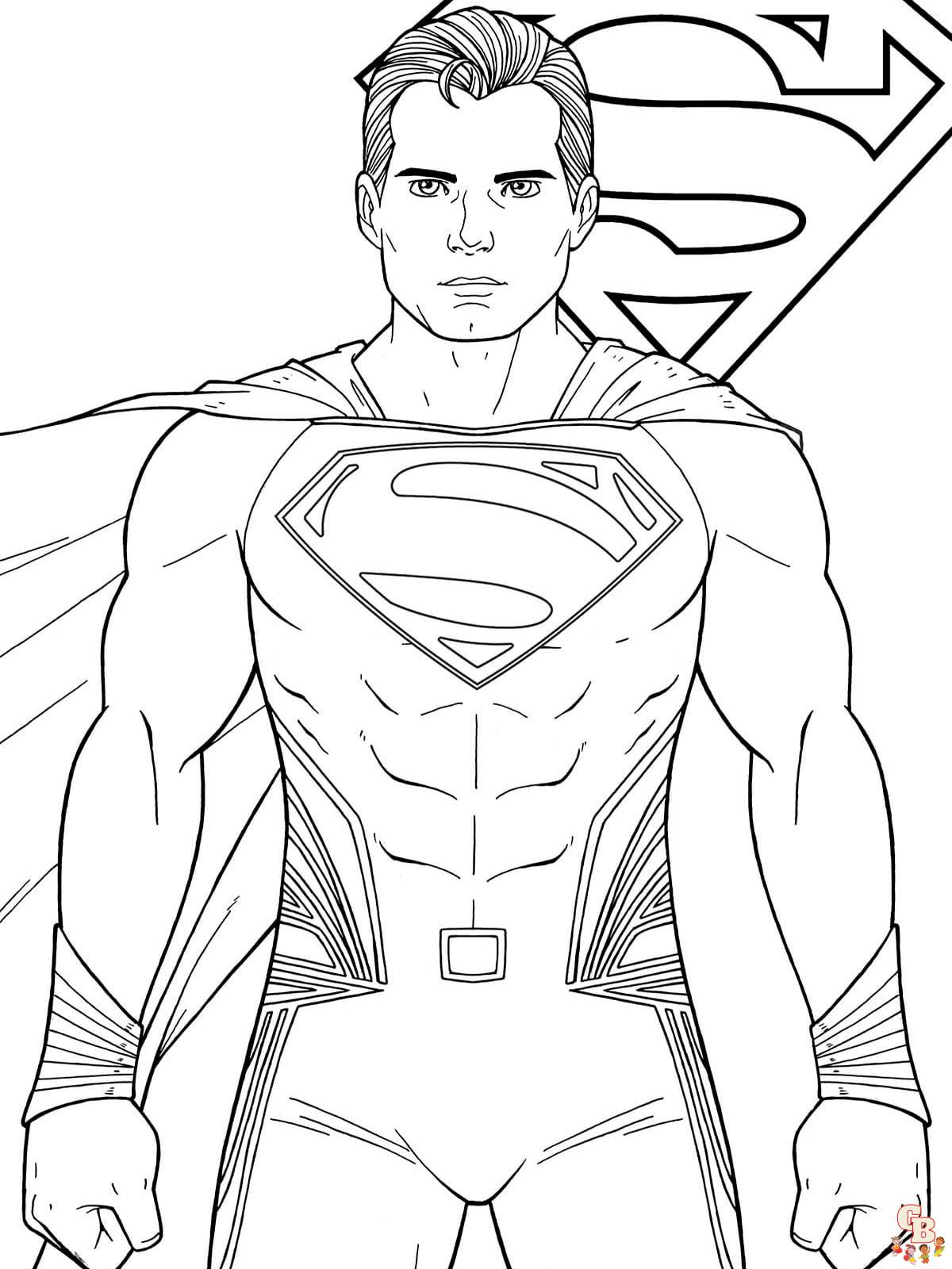 coloriage Superman