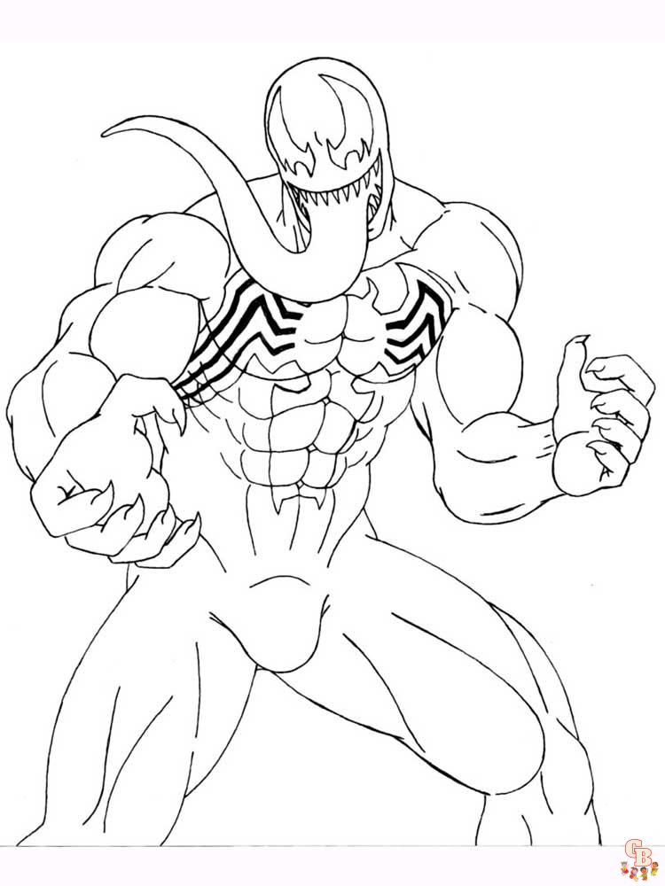 coloriage Venom