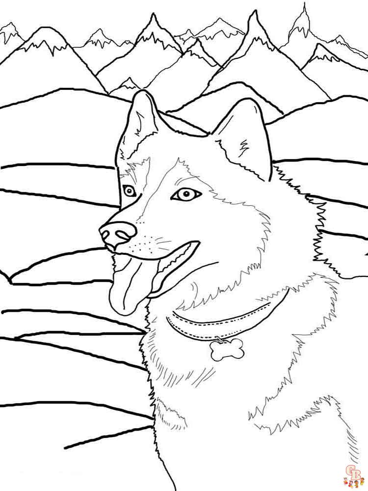 coloriage chiens
