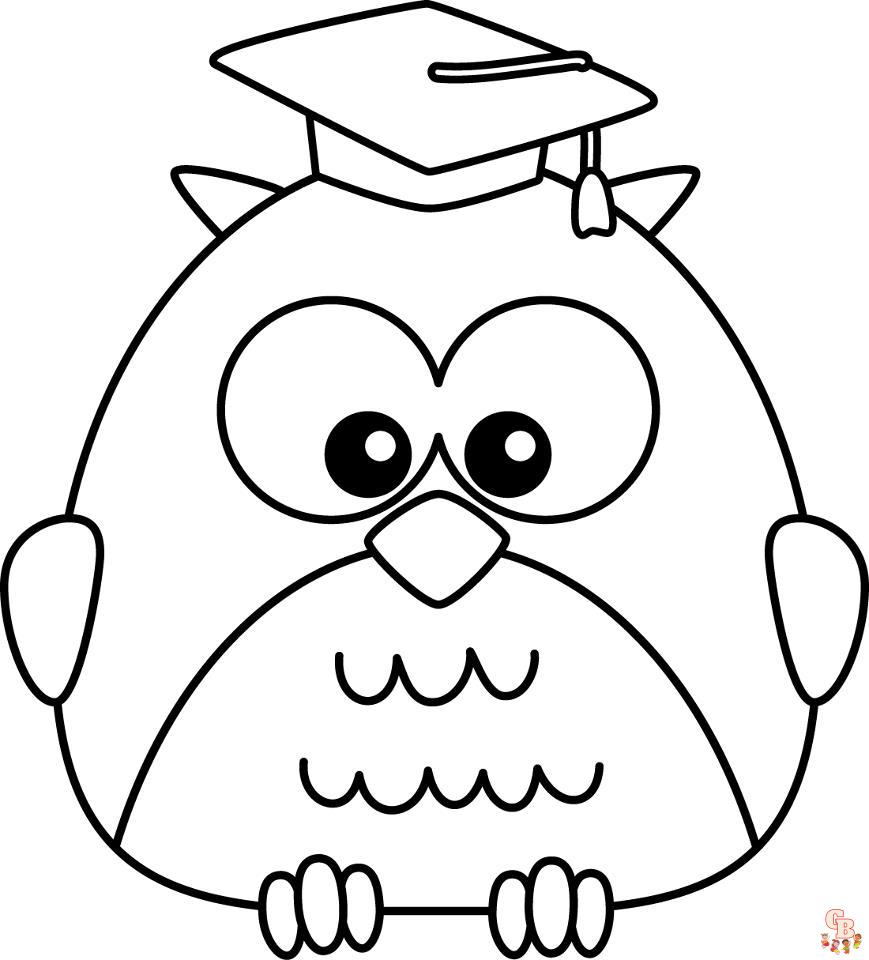 coloriage hiboux