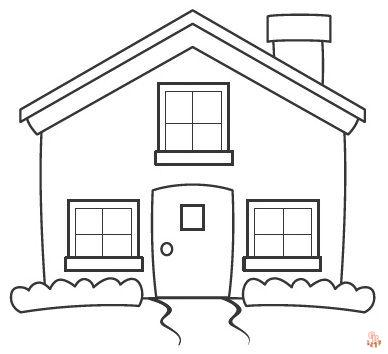 Coloriage Maison