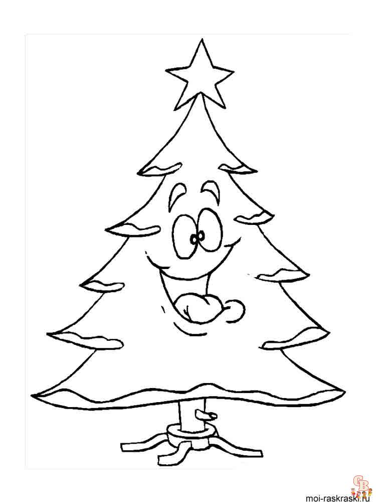 Coloriage sapin