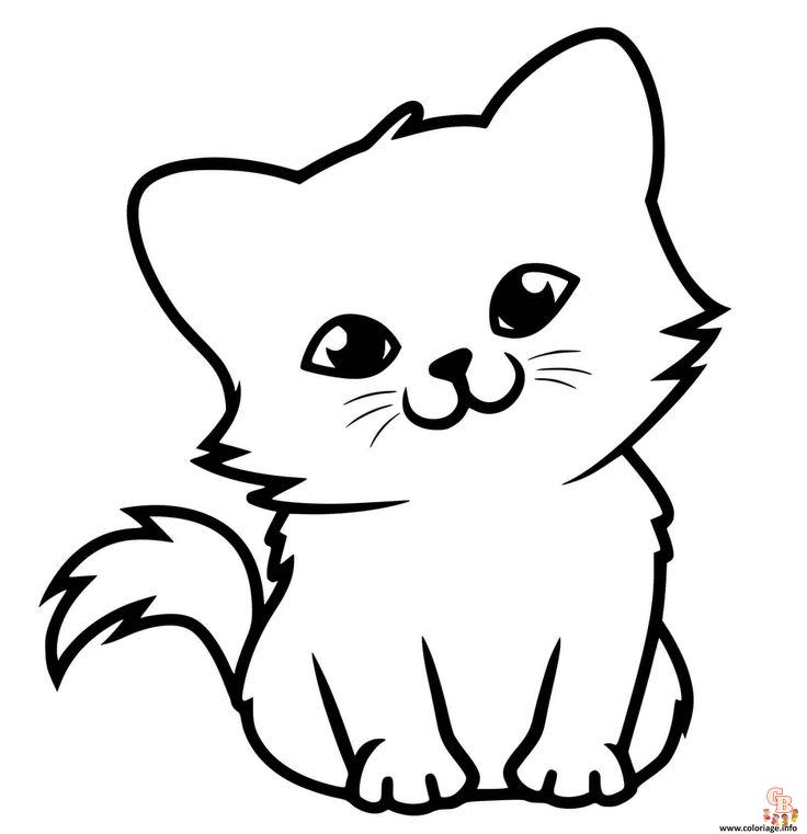 coloriage Chaton