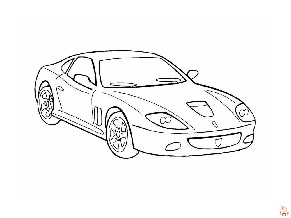 Coloriage Ferrari