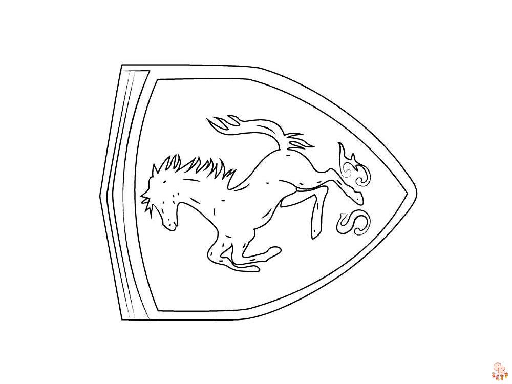 Coloriage Ferrari