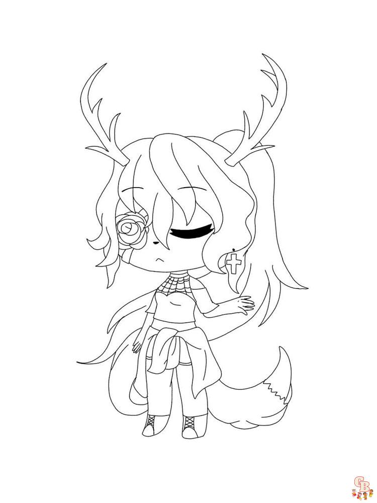Coloriage Gacha Life