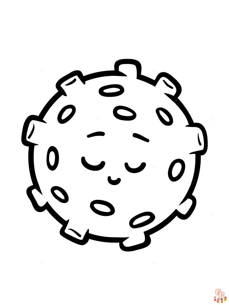 Coloriage Lune