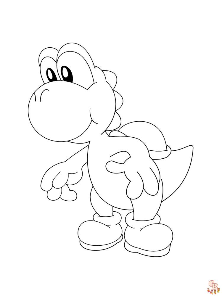 Coloriage Yoshi