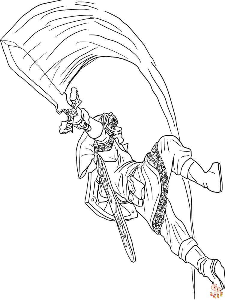 Coloriage Zelda