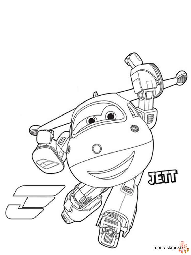 Super Wings coloriage