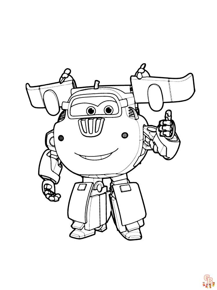 Super Wings coloriage