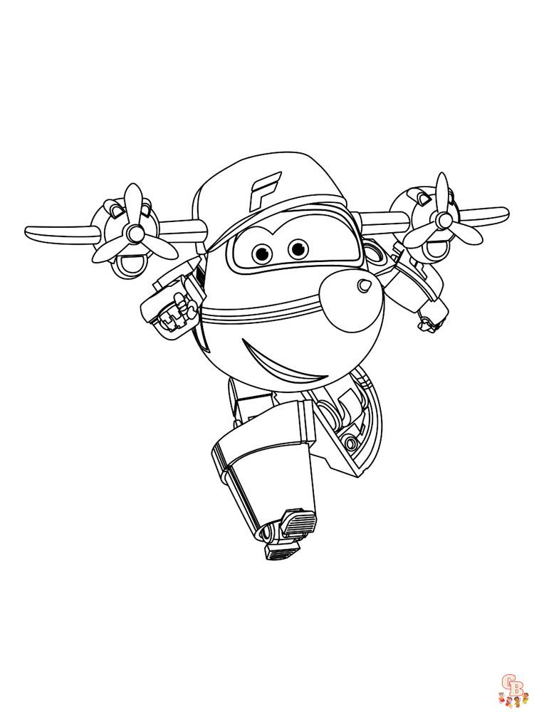 Super Wings coloriage