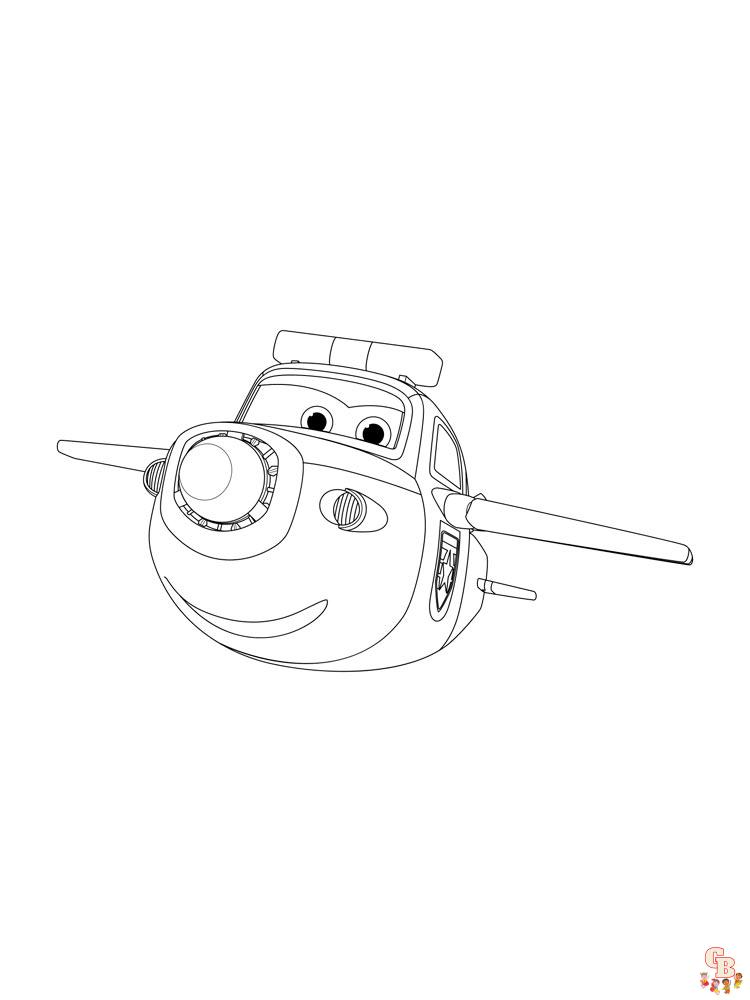 Super Wings coloriage