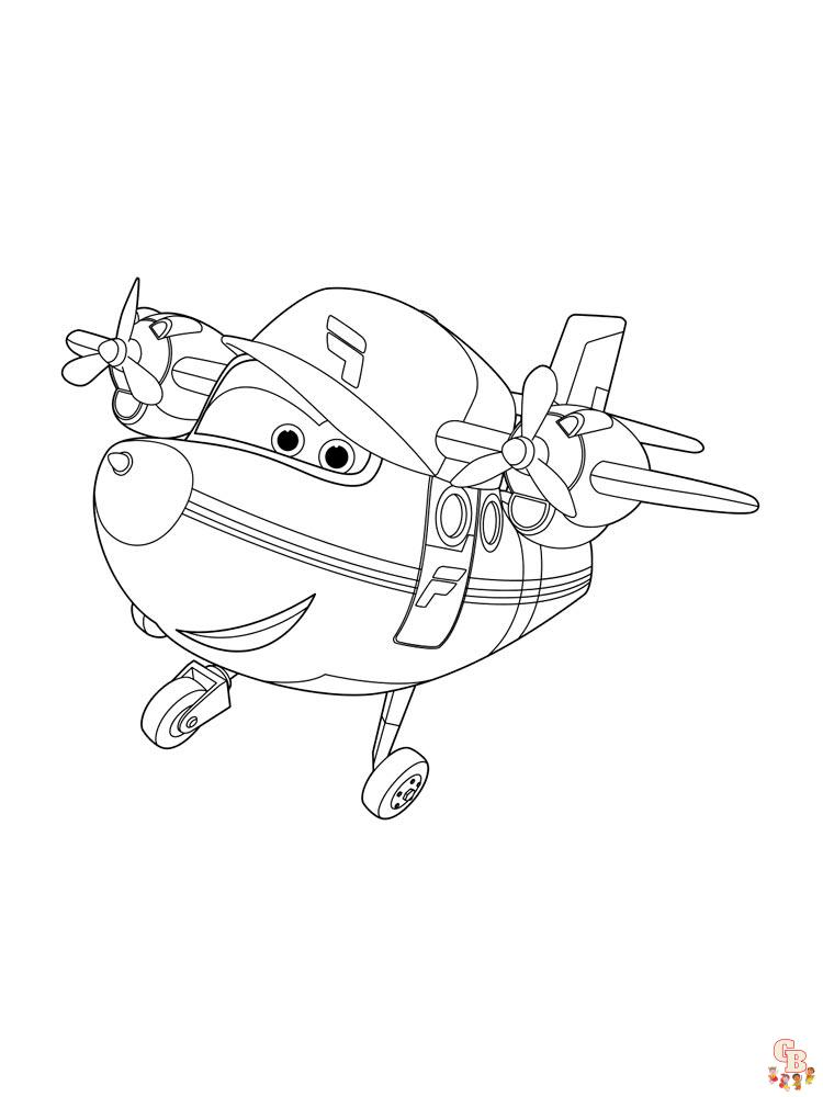 Super Wings coloriage