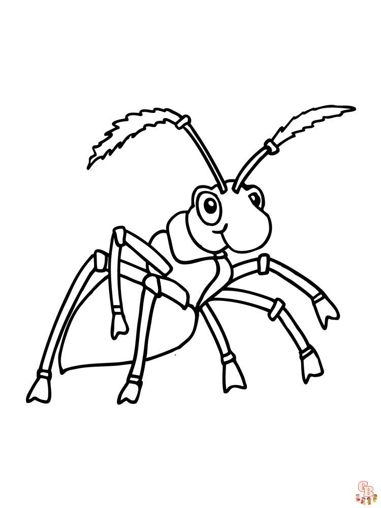 coloriage fourmi