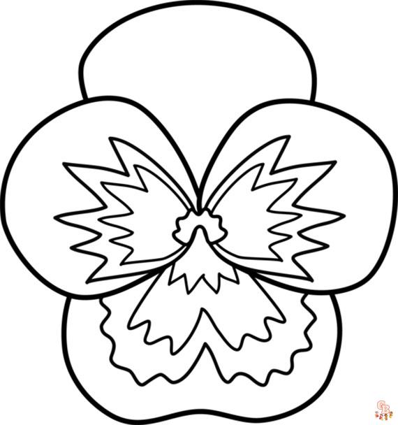 coloriage pensee
