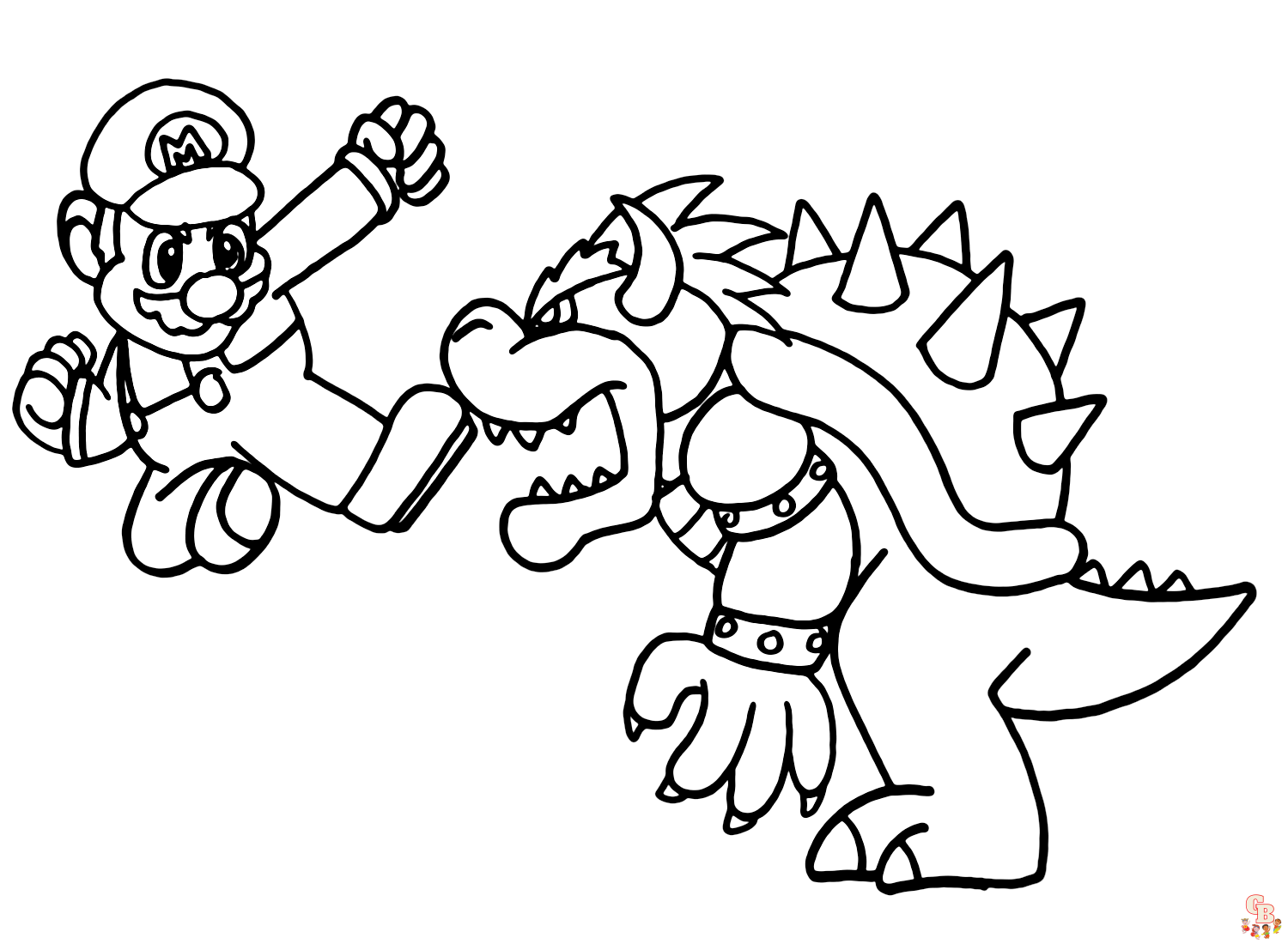 Coloriage Bowser