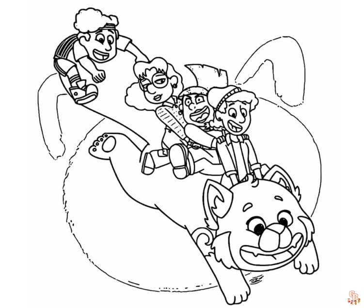 Modèles de coloriage Alerte Rouge gratuitement