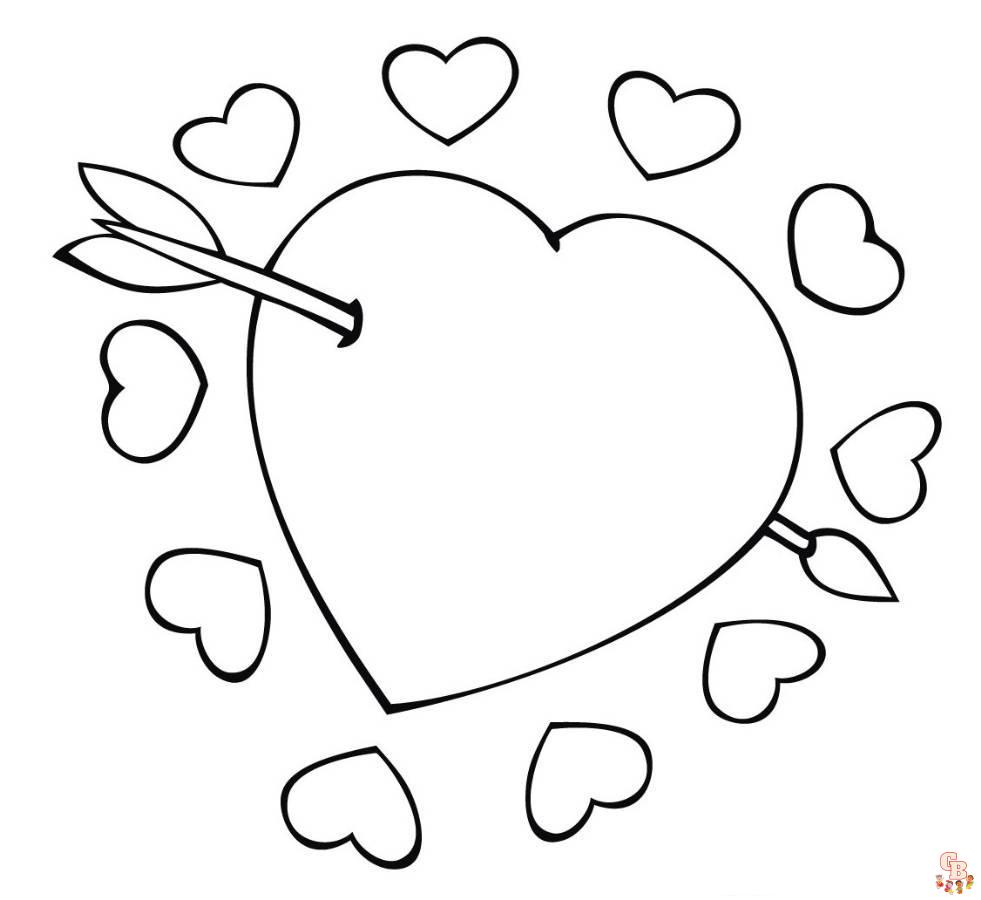 Coloriage de cœur Idées créatives pour la relaxation, enfants et adultes