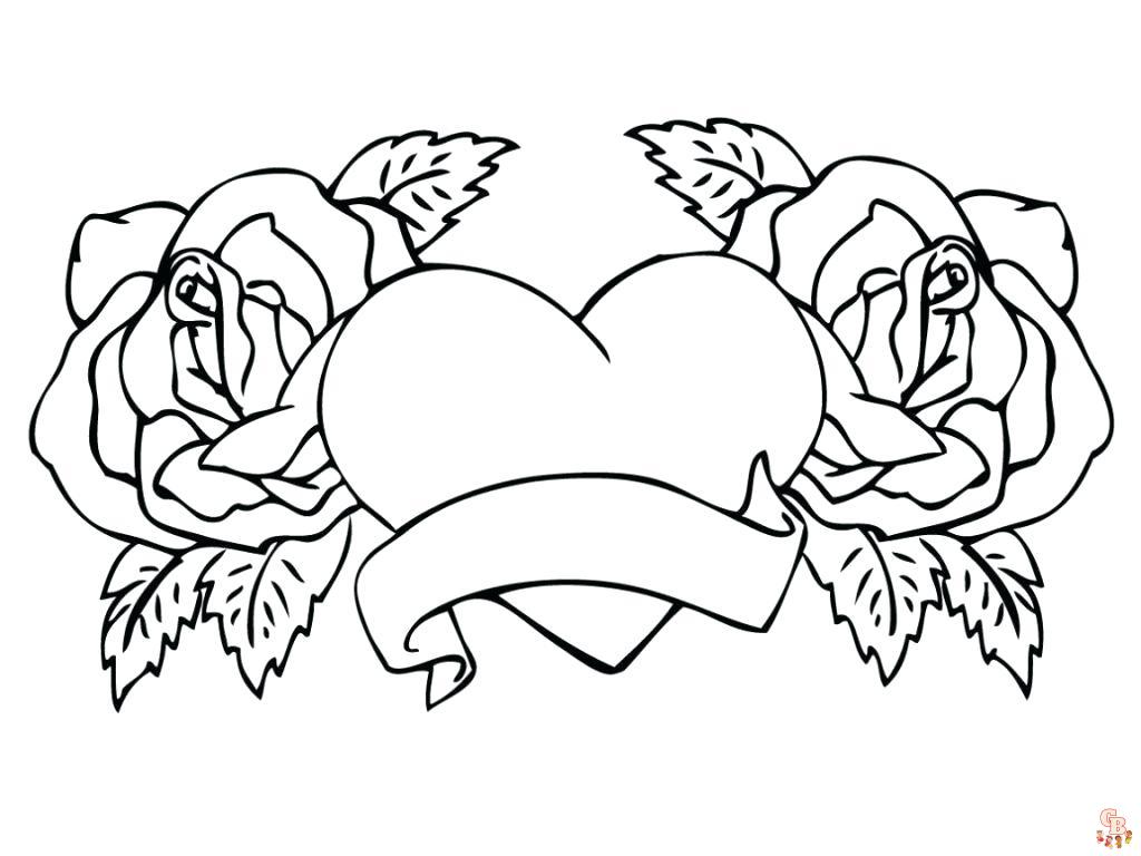 Coloriage de cœur Idées créatives pour la relaxation, enfants et adultes