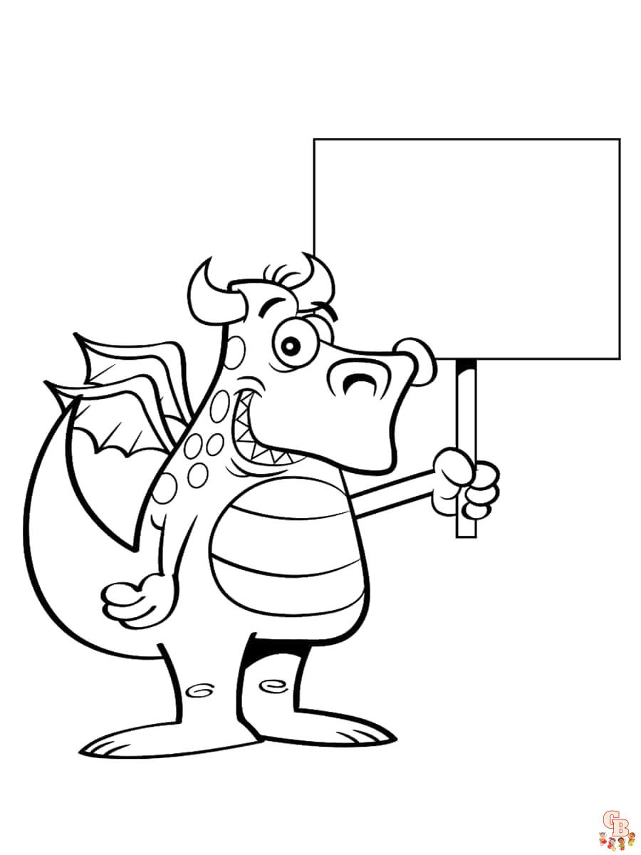 Coloriage dragon des dessins de dragons légendaires à colorier
