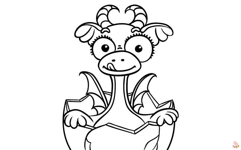 Coloriage dragon des dessins de dragons légendaires à colorier