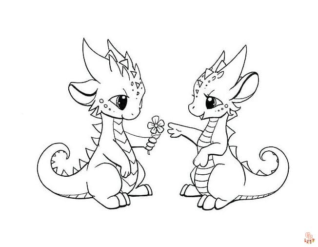 Coloriage dragon des dessins de dragons légendaires à colorier