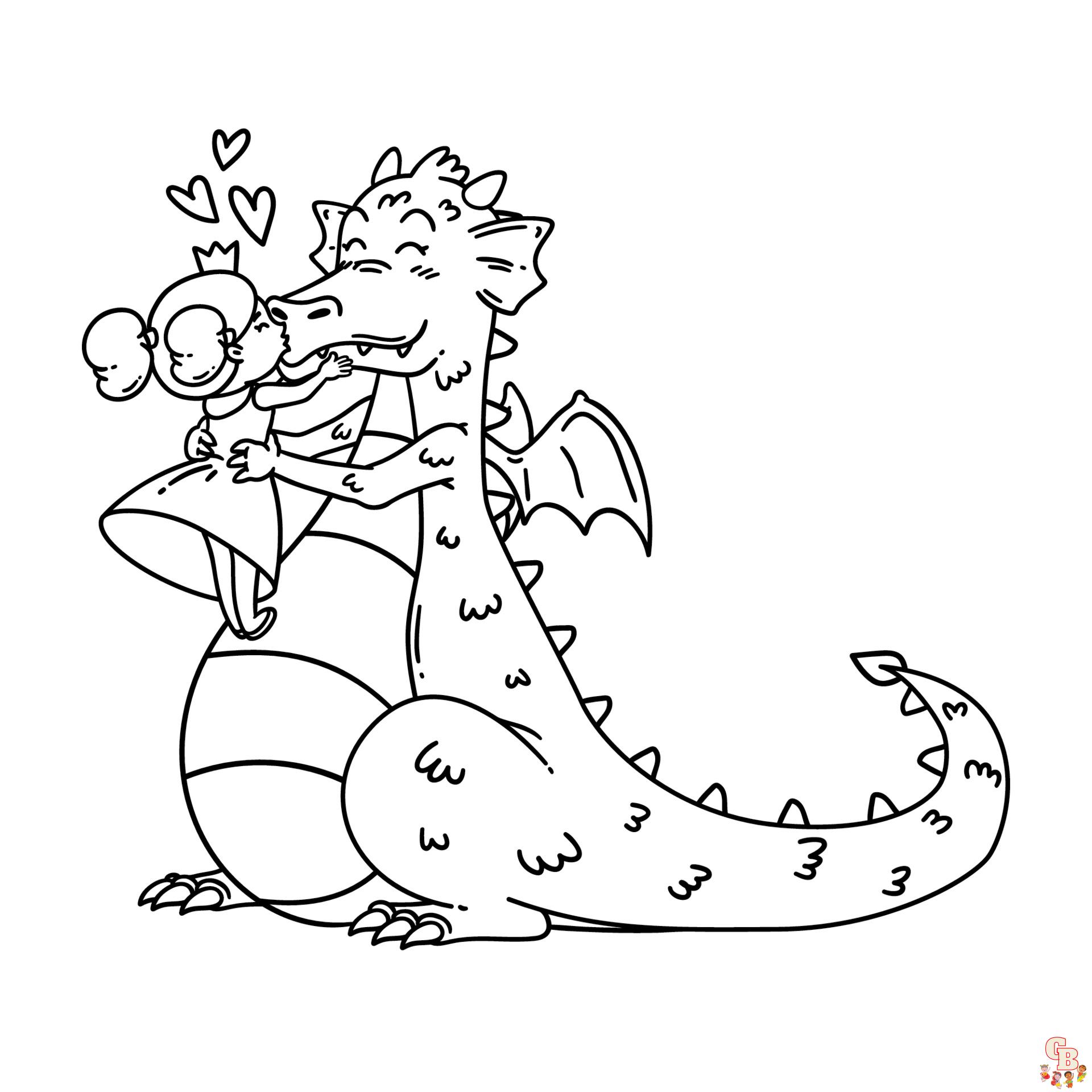 Coloriage dragon des dessins de dragons légendaires à colorier