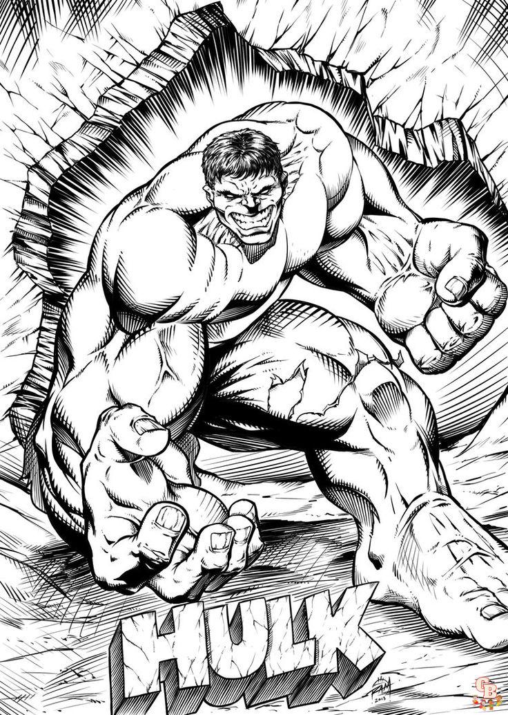 Coloriage Hulk Les avantages pour les enfants et les meilleurs dessins à colorier