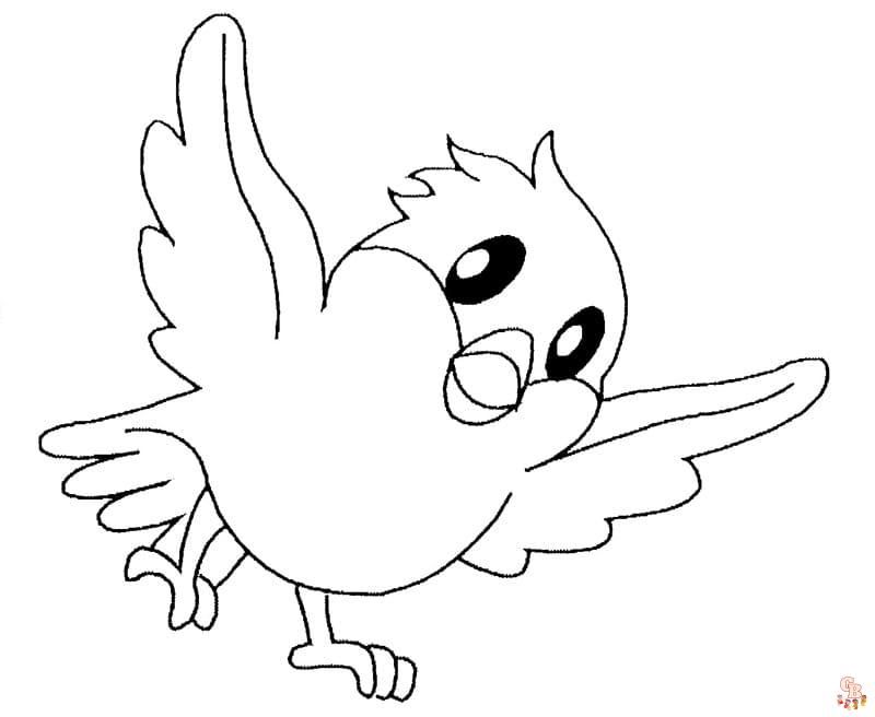 Coloriage oiseau Modèles réalistes, exotiques et mignons à colorier pour enfants