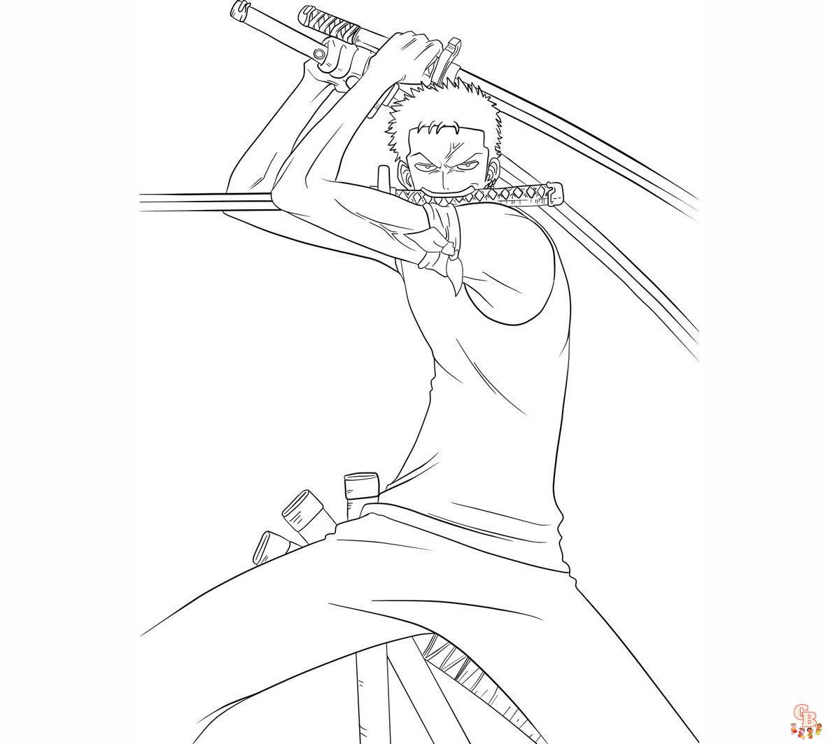 Coloriage One Piece Les personnages de One Piece à colorier gratuitement