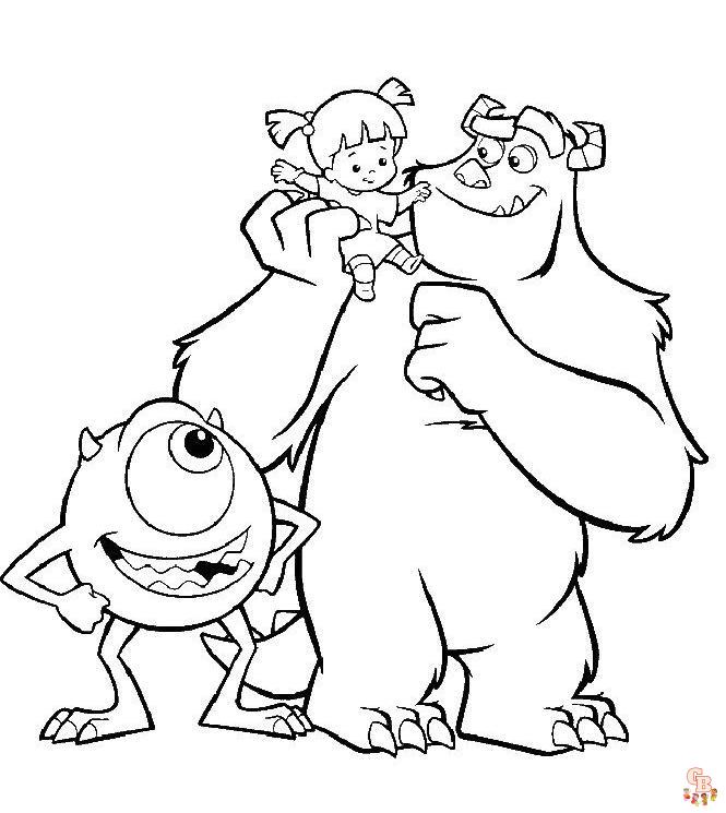 coloriage monstre