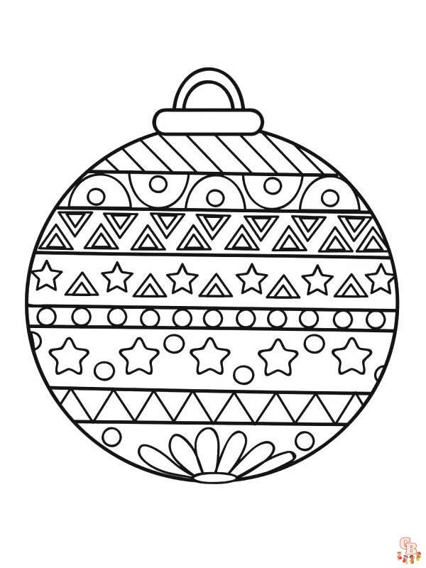 Coloriage Boule De Noel