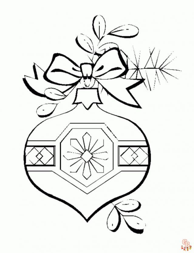 Coloriage Boule De Noel