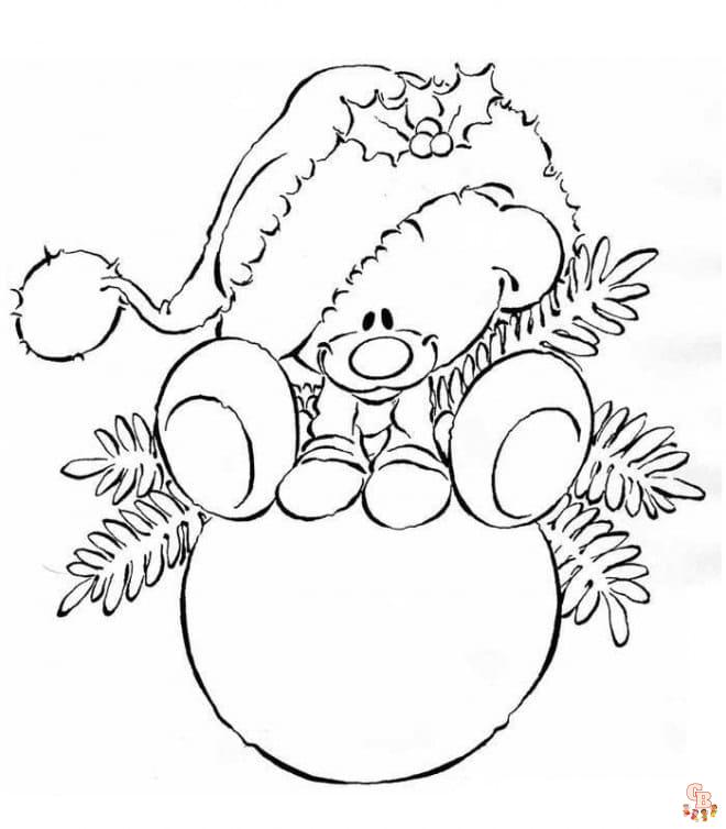 Coloriage Boule De Noel
