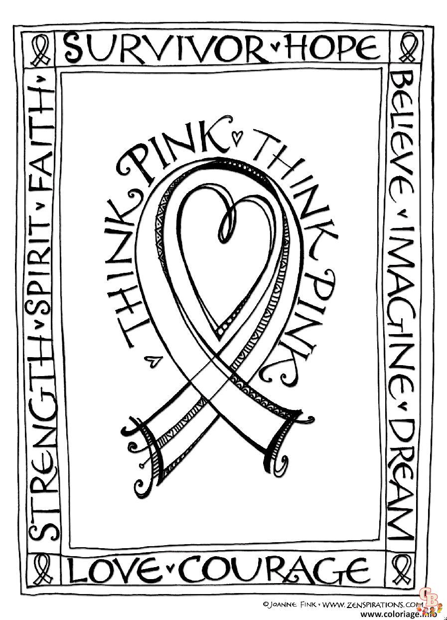 Coloriage Cancer Du Sein