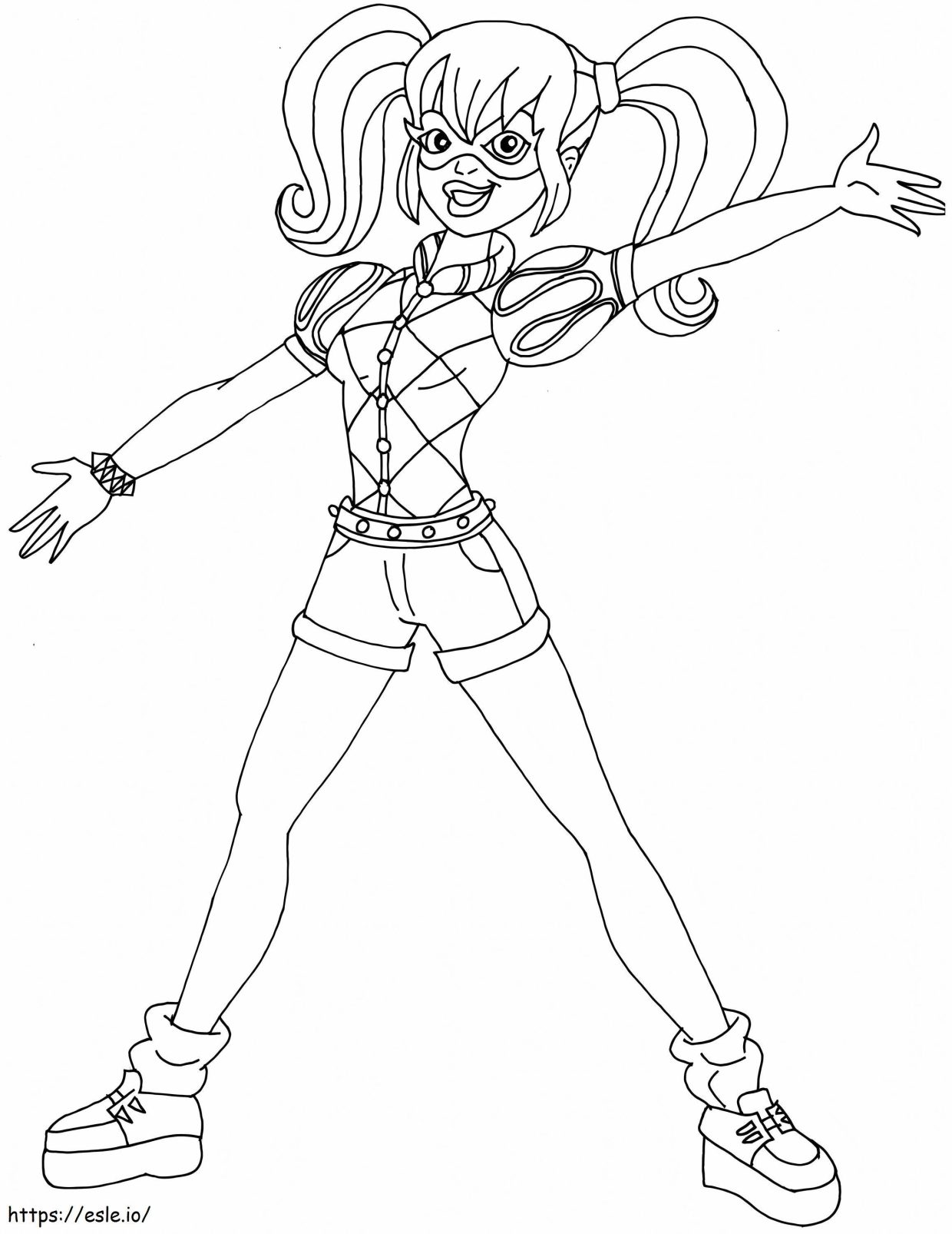 Coloriage DC Super Hero Girls
