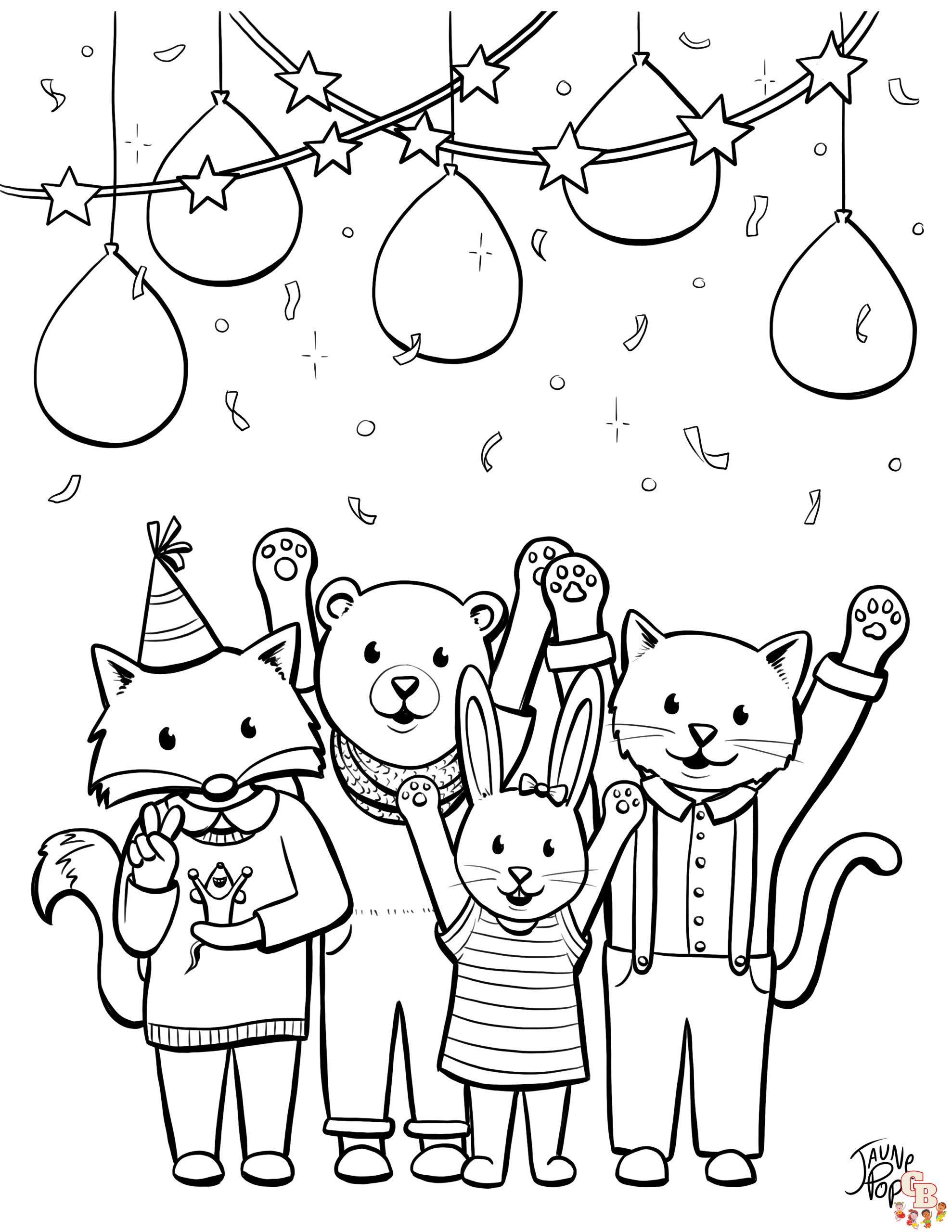 Coloriage Famille